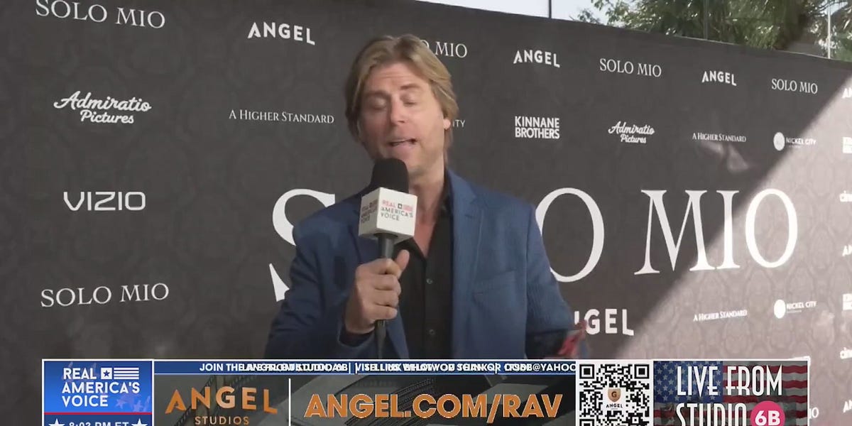 ON THE RED CARPET FOR ANGEL STUDIOS’ FILM SOLO MIO