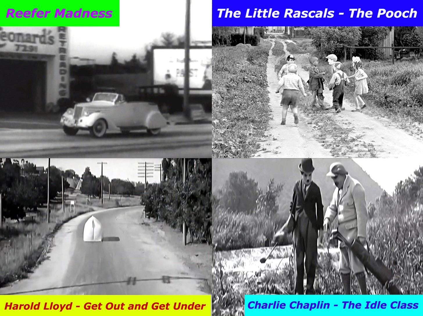 Filming locations then and now Charlie Chaplin, Harold Lloyd, Our Gang The Little Rascals, Reefer Madness.