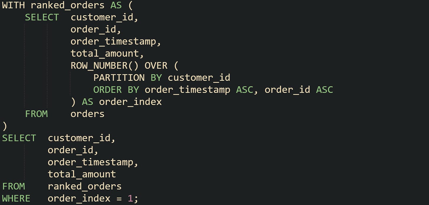 How to Make a Query to Get the First and Last Row in SQL
