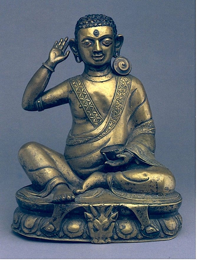 A statue of a person holding a bowl

AI-generated content may be incorrect.