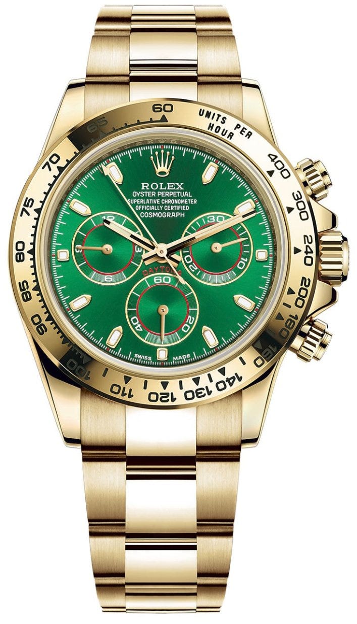 Rolex Cosmograph Daytona Yellow Gold John Mayer