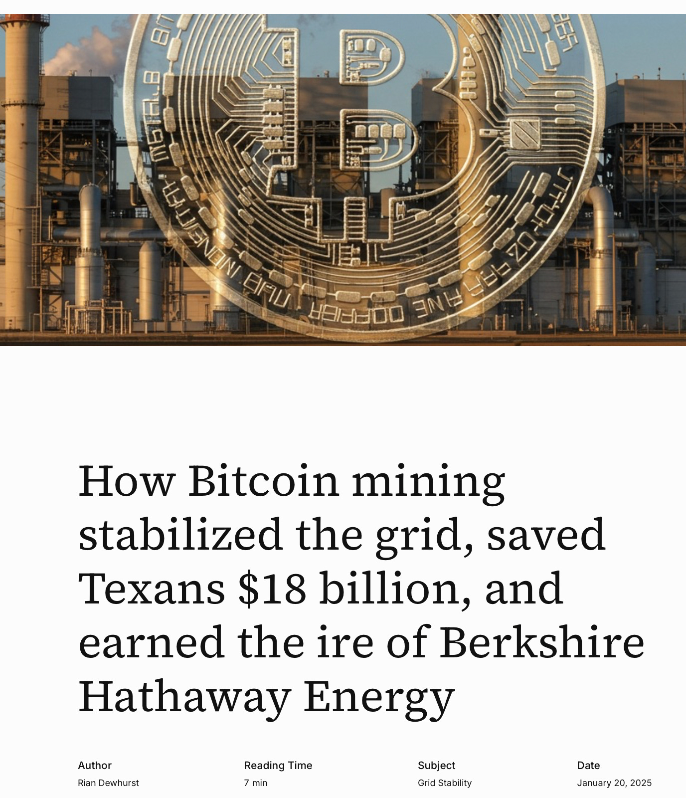 Bits of Bitcoin Research (BBR) - Issue #1