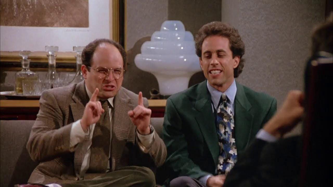No, no, no! Nothing happens!” The way George sabotages this meeting is  enough to make me yell at the TV. : r/seinfeld