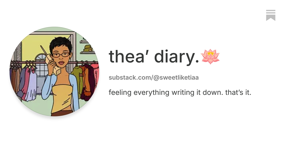 thea’ diary.🪷 | Substack