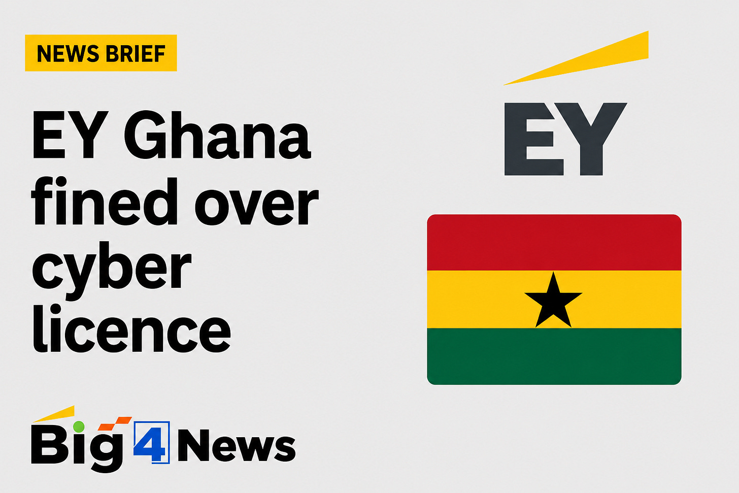 EY Ghana fined GH¢360,000 over unlicensed cybersecurity work before regulator says issues resolved EY Ghana fined GH¢360,000 over unlicensed cybersecurity work before regulator says issues resolved