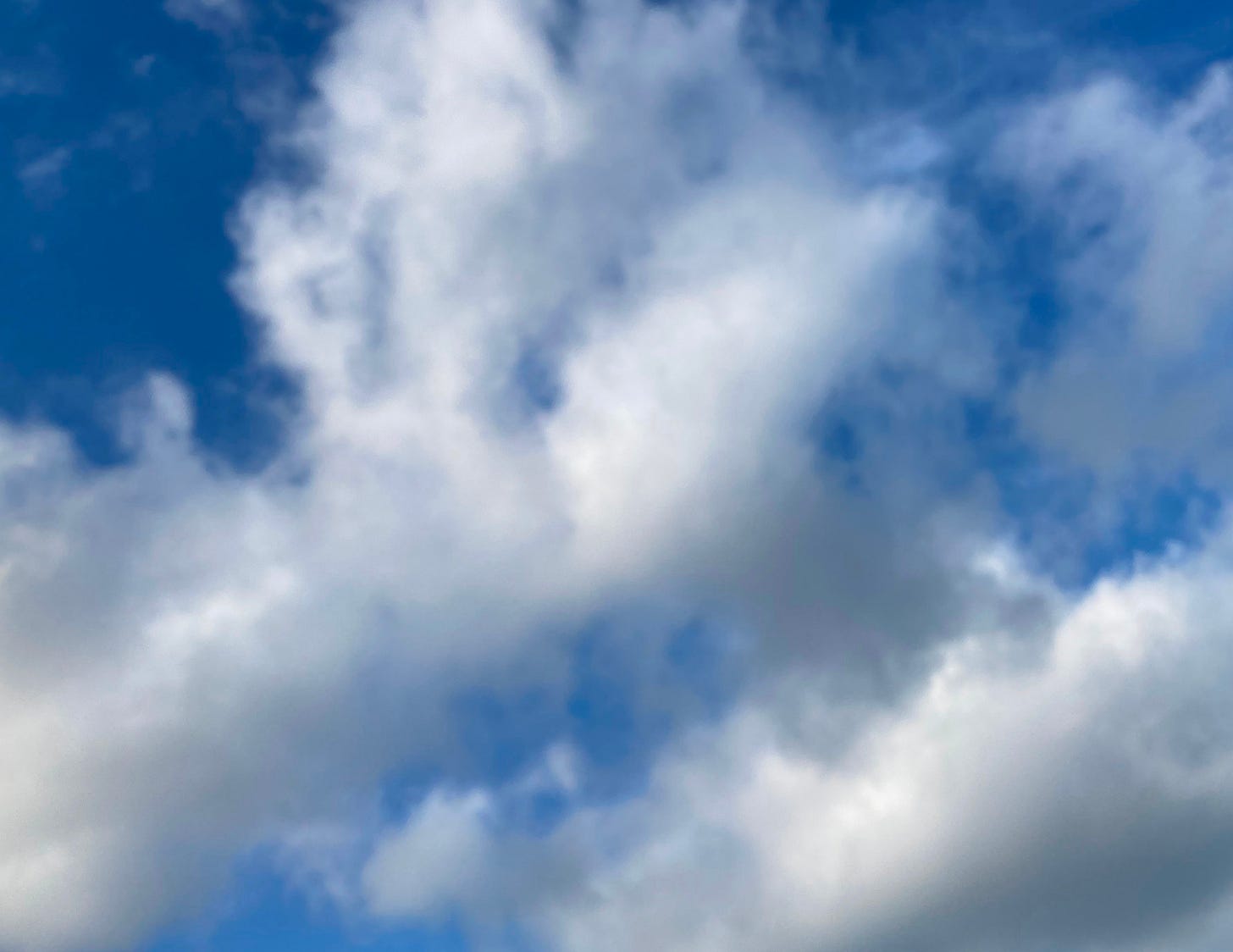 blue sky clouds