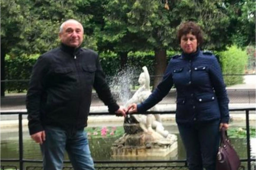 Boris and Sofia Gurman, pictured together before the attack. 