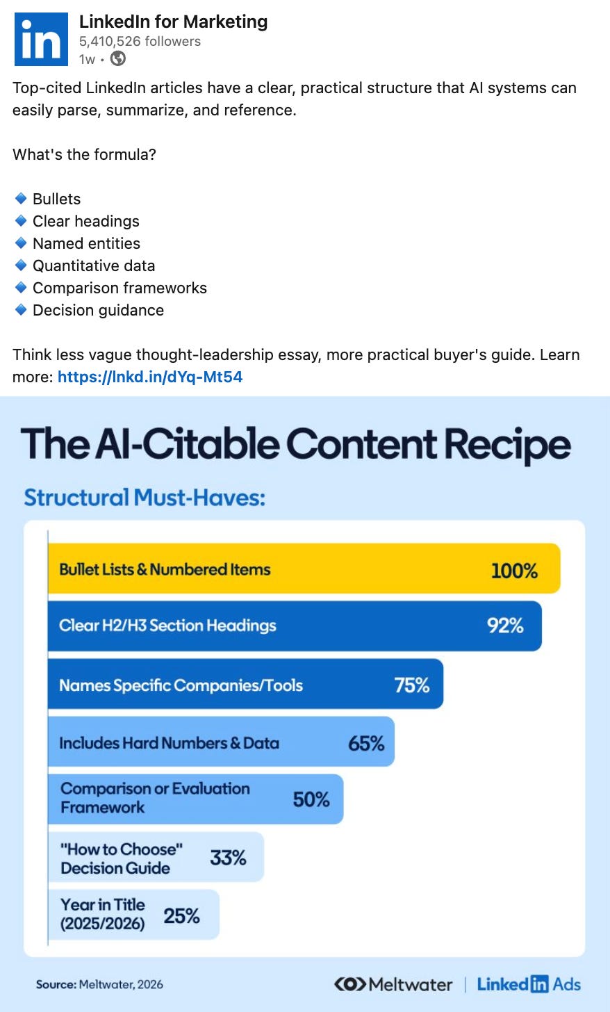 Insight-driven post