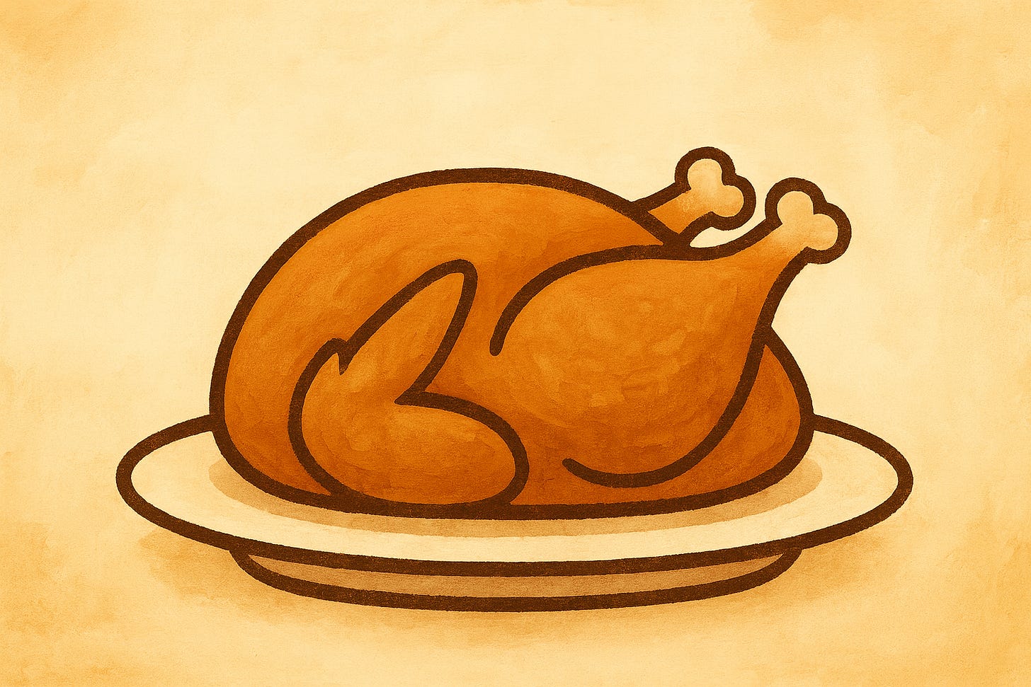 Jaime Buckley turkey cooking artwork