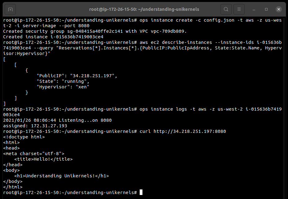 Create Instance