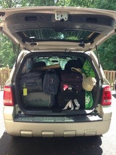 We had a VERY full trunk... We had a VERY full trunk...
