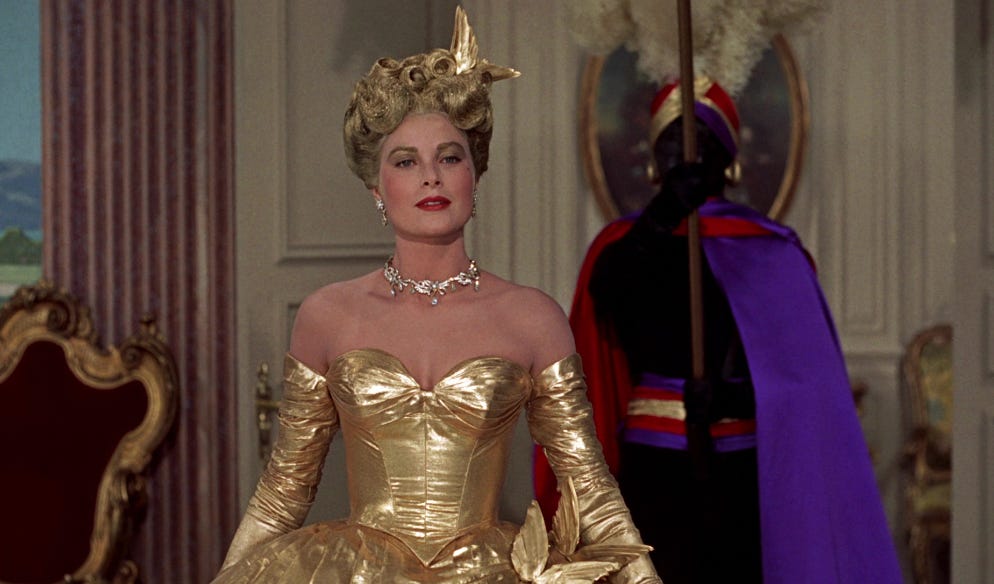grace kelly to catch a thief gold dress Last year I was able to attend the Princess Grace Foundation Gala dressed as Grace Kelly in To Catch A Thief. My fabulous drag mother @Gloria_Swansong made the gorgeous gown that Im wearing (and