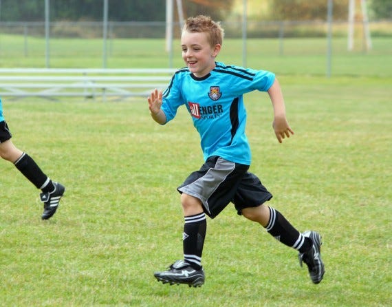 Athletics of Art Soccer Player