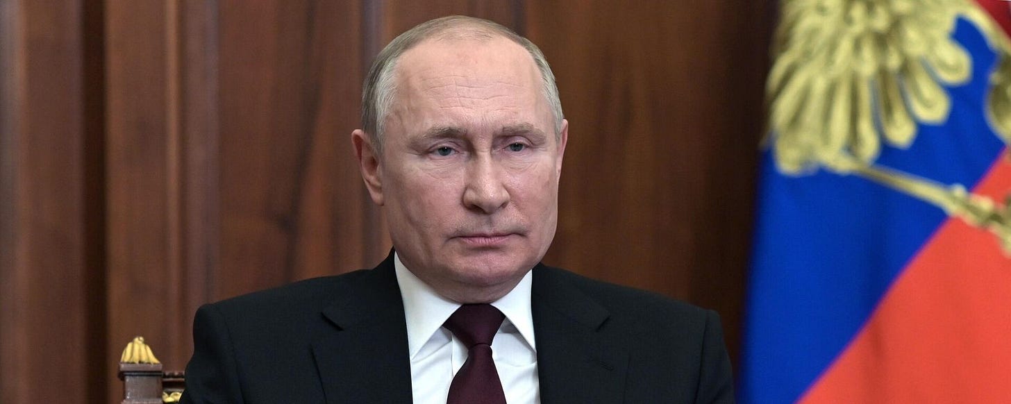 Putin addresses the nation on the recognition of the Donetsk and Lugansk republics Putin addresses the nation on the recognition of the Donetsk and Lugansk republics - Sputnik International, 1920, 22.09.2025