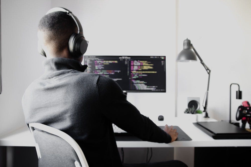 developer at computer developer at computer