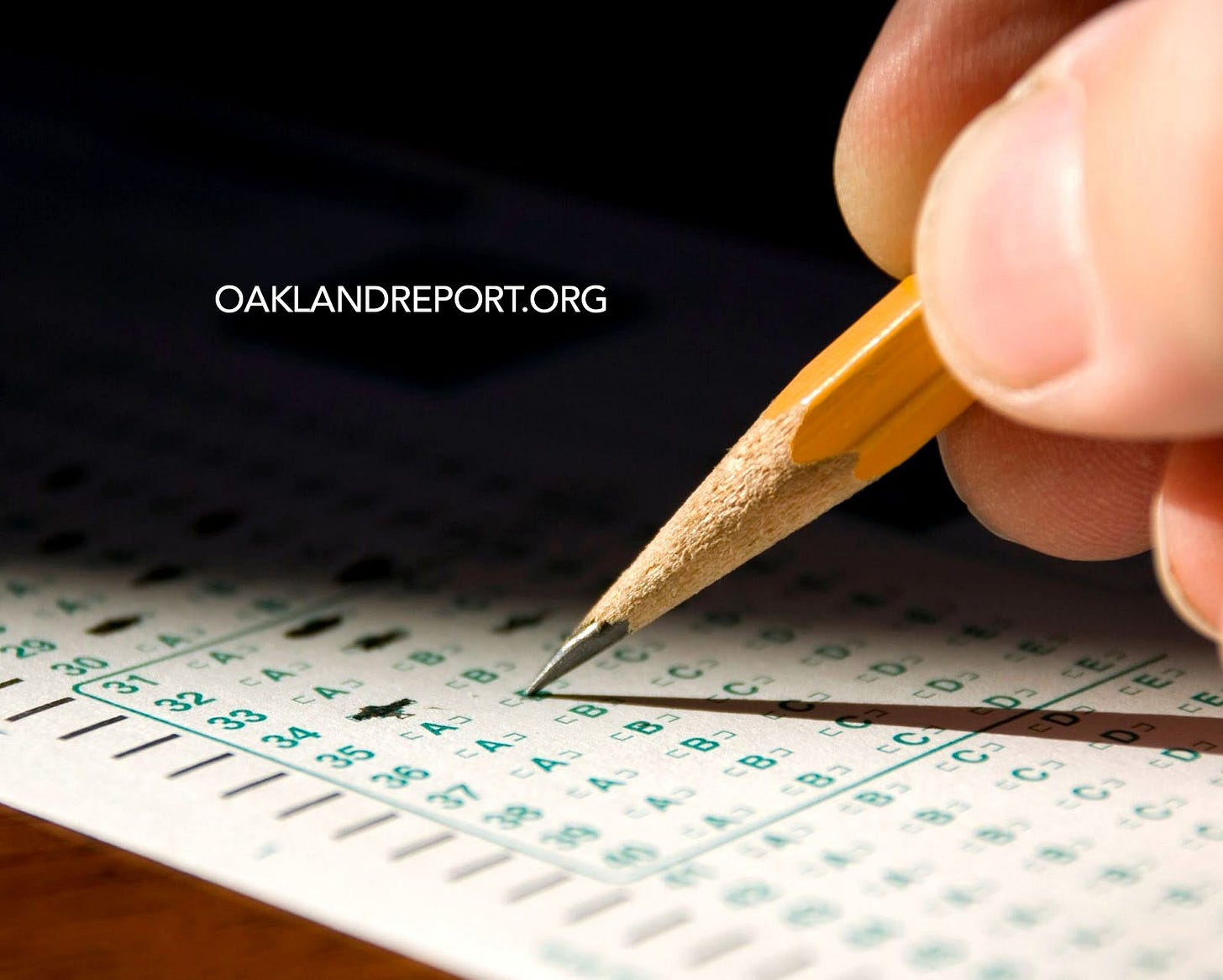Eliminating standardized testing sacrificed a valuable admissions tool without actually addressing the inequities it sought to eliminate. (Image source: Oakland Report / Adobe Stock)