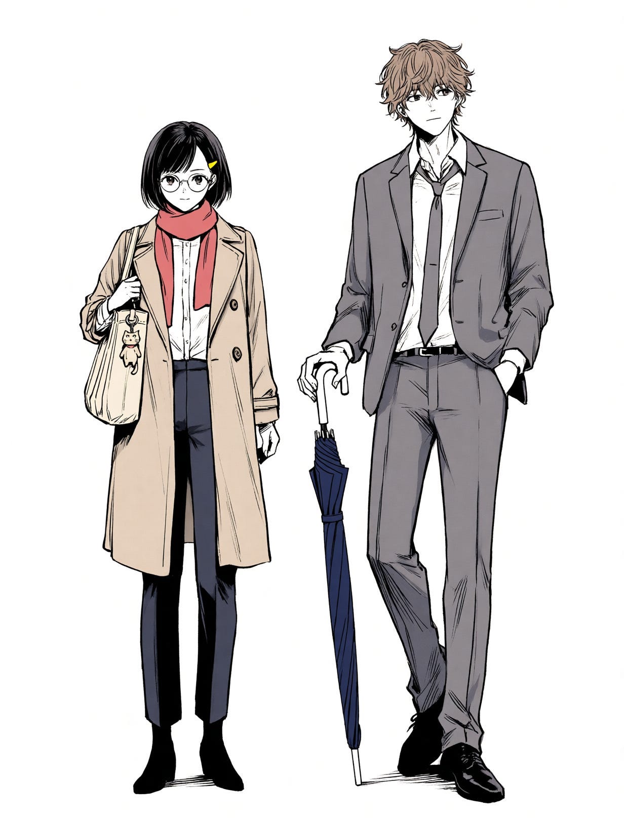 Sample two character reference generated with Tsubaki.3 on PixAI Sample two character reference generated with Tsubaki.3 on PixAI
