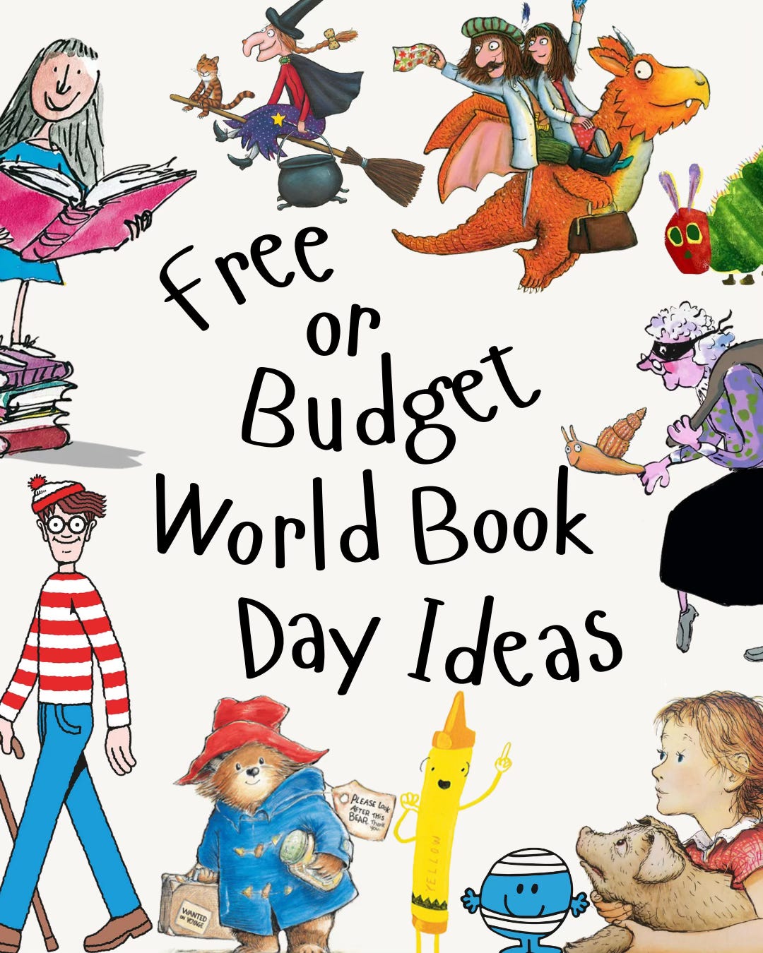 Free & Budget World Book Day Ideas - Play Days With Jess