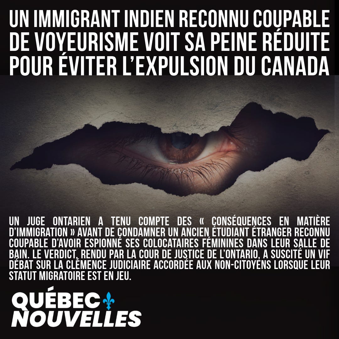 Les Indiens Rouges De Canada Un immigrant indien reconnu coupable de voyeurisme voit sa peine ...