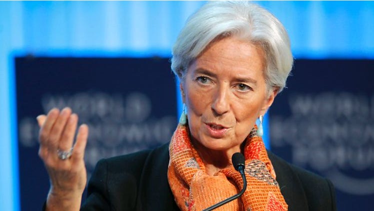 Christine Lagarde  ECB President. Image by:  tribuneonlineng.com