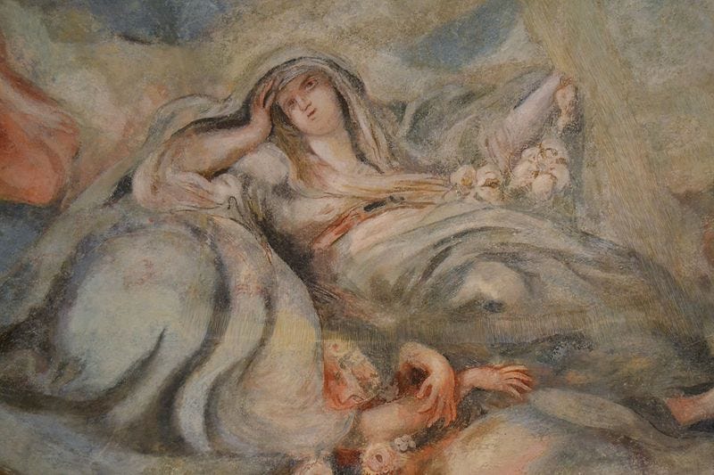 File:Níobe a la cúpula del palau del marqués de Dosiagües, València.JPG