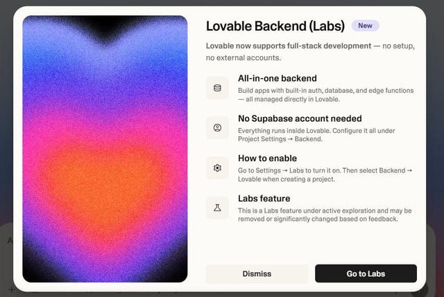 r/lovable - Lovable is going full stack