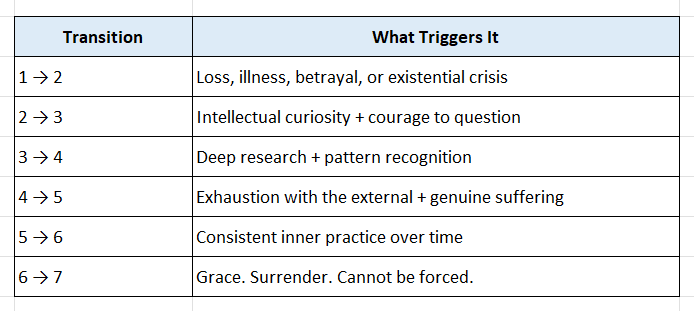 The 7 Levels of Awakening Consciousness