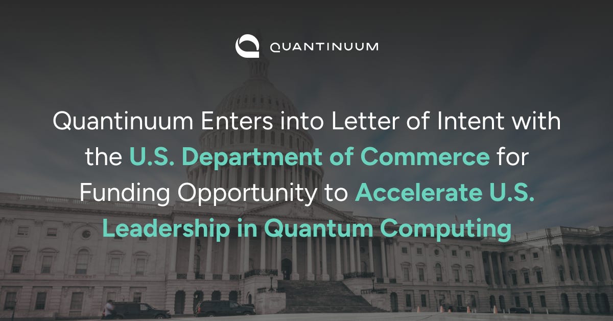 U.S. Funds Quantinuum to Advance Trapped-Ion Quantum Computing & Semiconductor Supply Chains