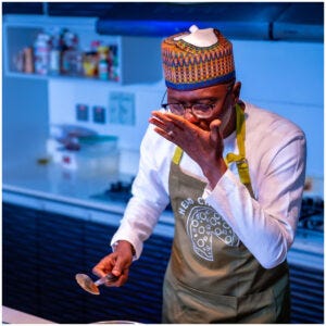 Sanwo-Olu tasting one of his dishes on Father's Day. Credit: Babajide SanwoOlu/X Sanwo-Olu tasting one of his dishes on Father's Day. Credit: Babajide SanwoOlu/X