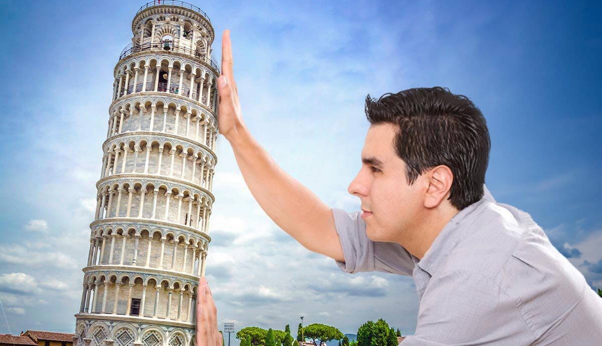 why is the leaning tower of pisa angled