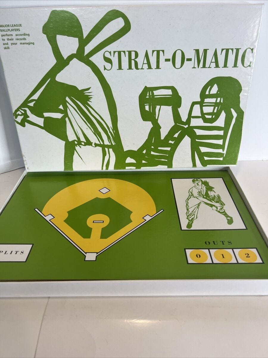 Strat-O-Matic Baseball Founder's Edition