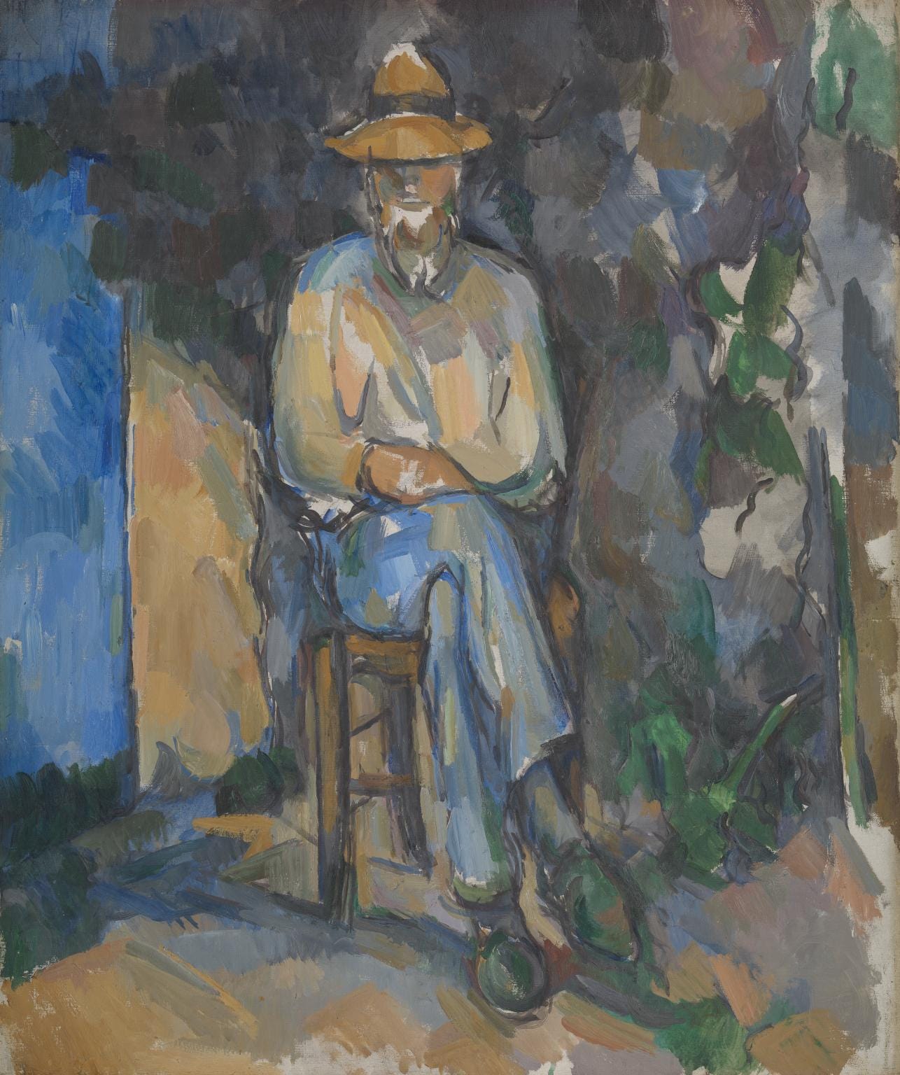 Cezanne’s The Gardener Vallier (c. 1906)