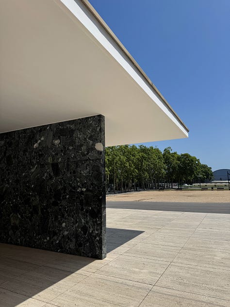 Mies Van Der Rohe Pavilion in Barcelona