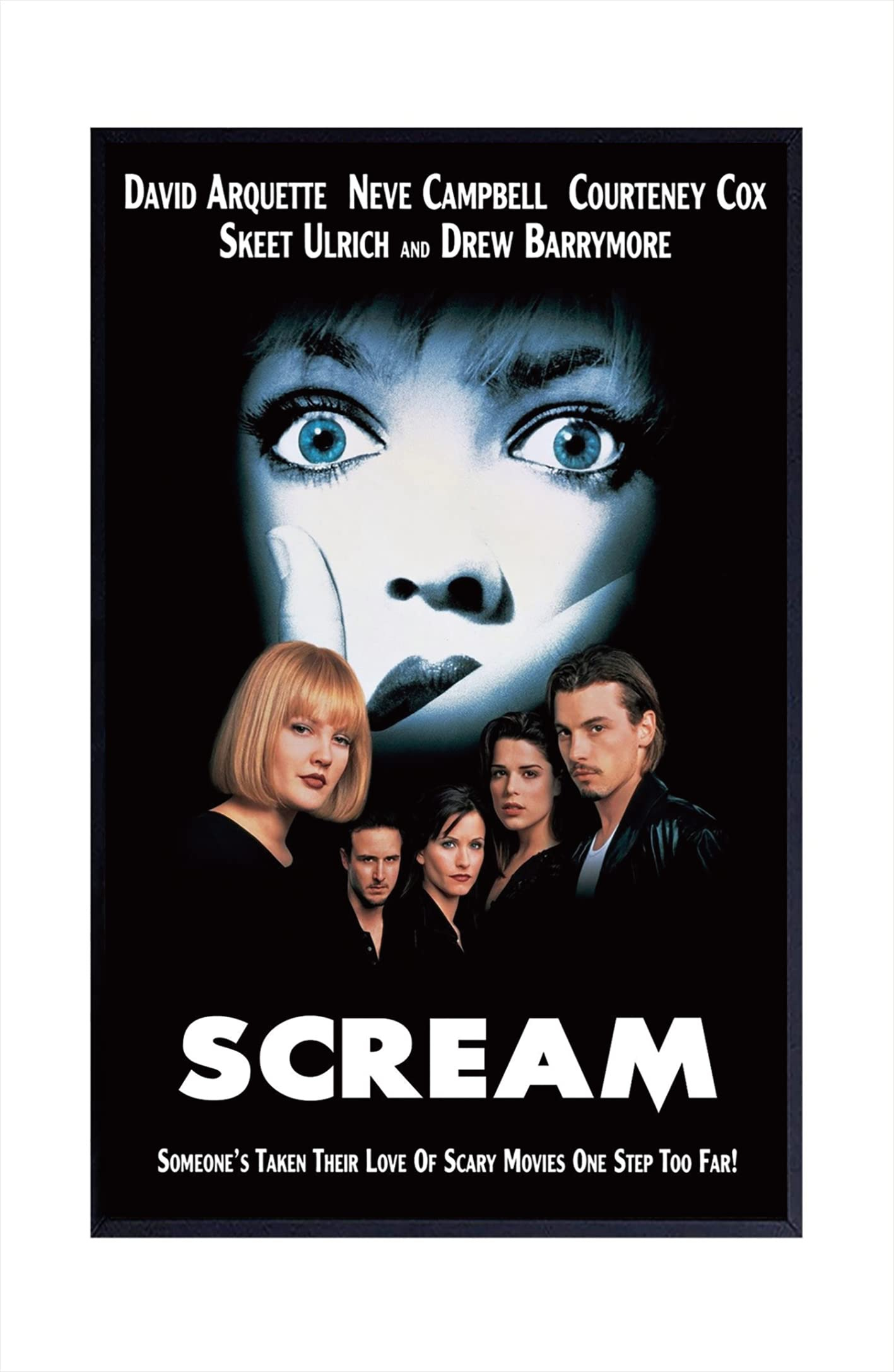 Fatcat Wall Graphics Scream - 1996 Movie Poster Frameless Gift 12 x 18 inchï¼ˆ30cm x 46cmï¼‰-LT-071