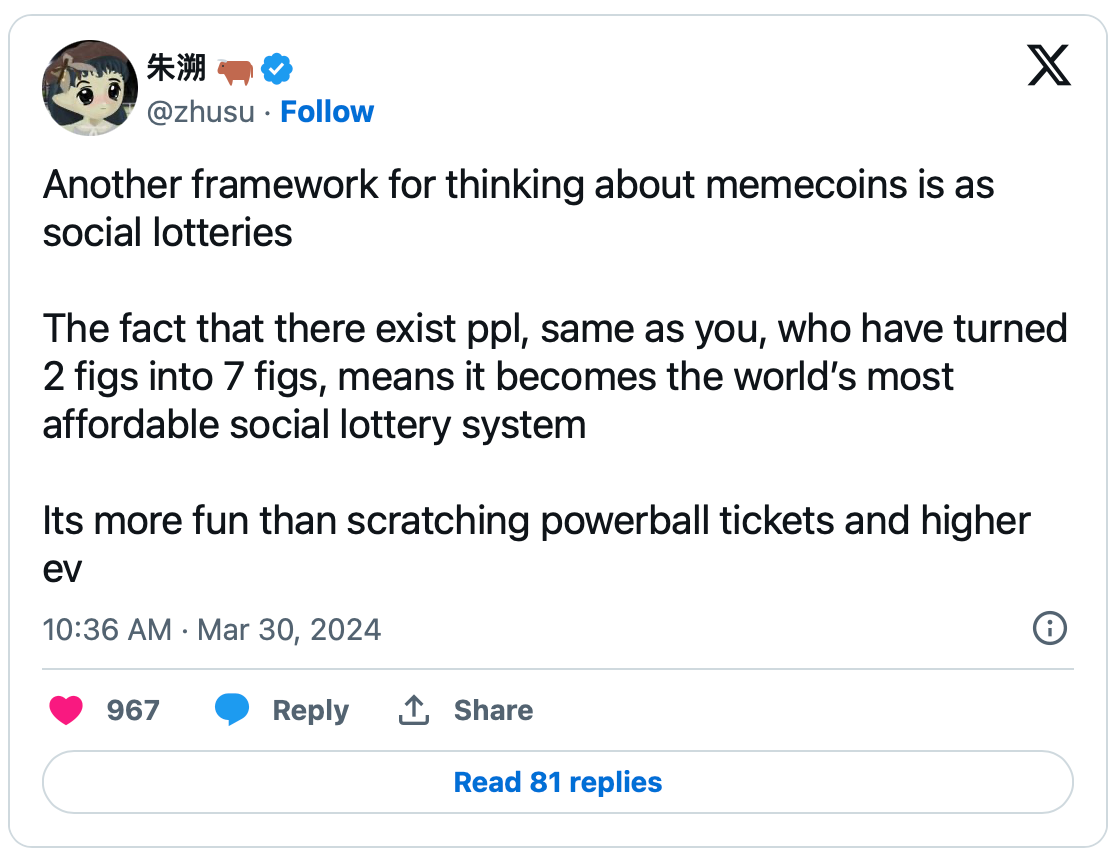 MEMECOIN MANIA TAKES OVER CRYPTO! - by Brian Naughton