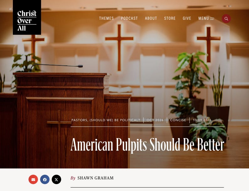 American Pulpits Should Be Better