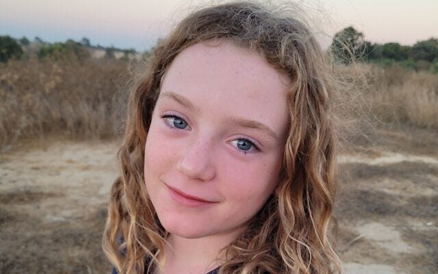 Emily Hand was abducted from a friend's home in Kibbutz Be'eri on October 7, 2023. She was initially thought to have been killed. (Courtesy) Emily Hand was abducted from a friend's home in Kibbutz Be'eri on October 7, 2023. She was initially thought to have been killed. (Courtesy)