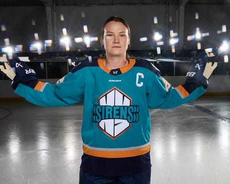 Home PWHL jerseys.