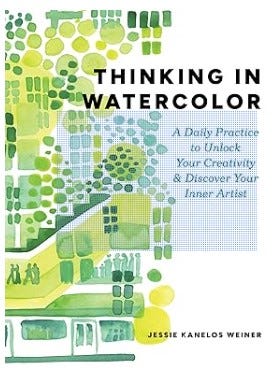 photos of two Books: Art of the Limited Palette by Hazel Soan & Thinking in Watercolour by Jessie Kanelos 