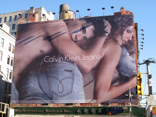 Calvin Klein Orgy Billboard Takedown - Gothamist
