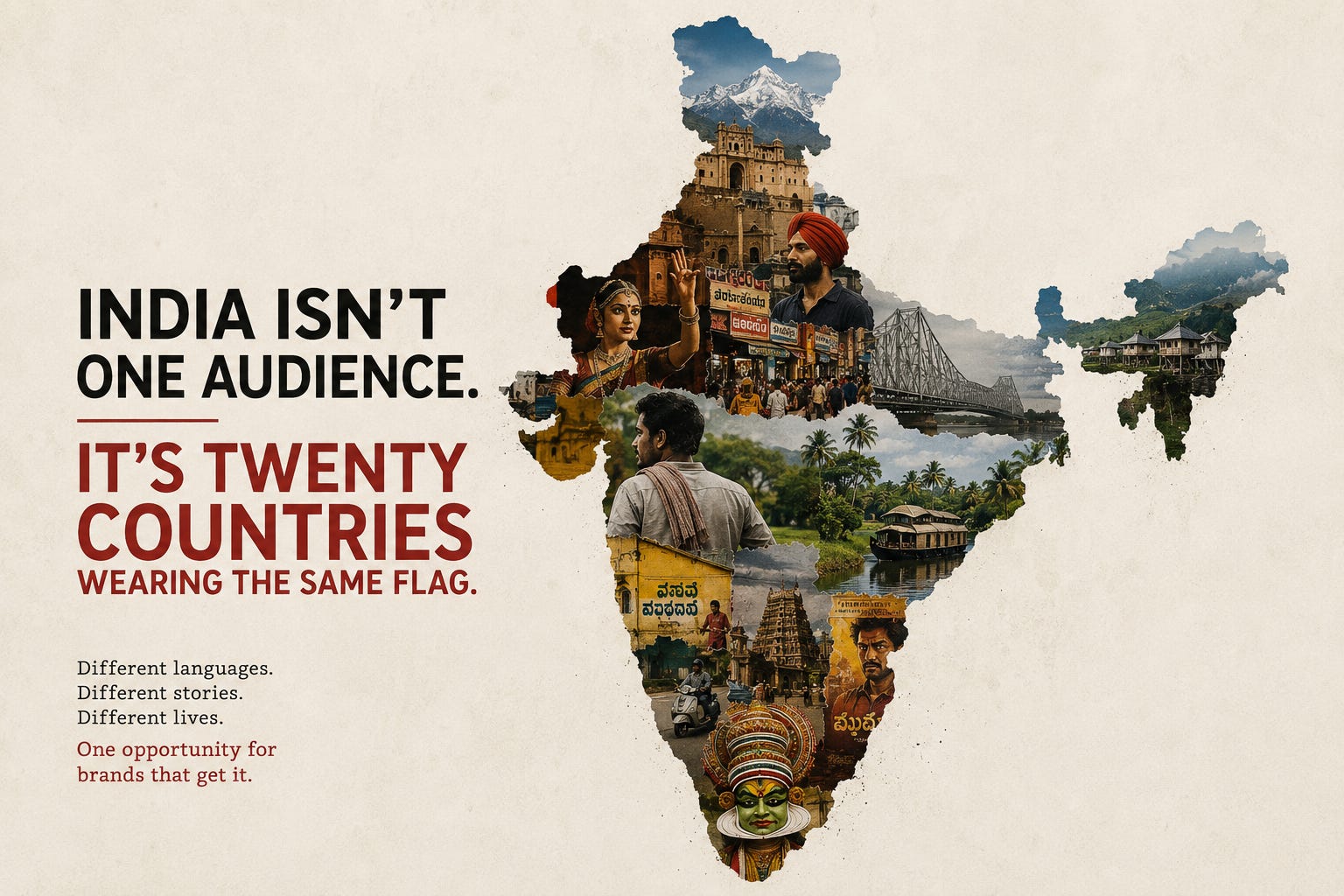 India Isn't One Audience. It's Twenty Countries Wearing the Same Flag.