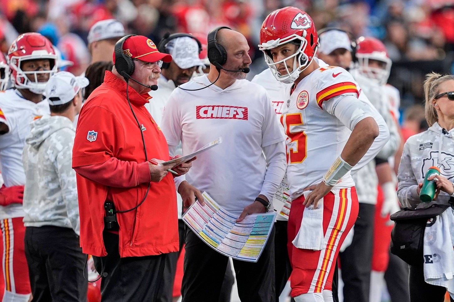 Andy Reid und Patrick Mahomes