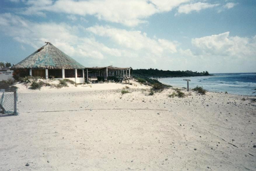 Xcacel restaurant in 1995