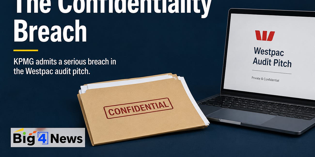 KPMG Australia admits serious breach of client confidentiality in Westpac audit pitch
