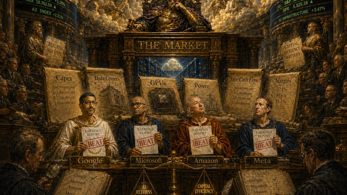 Big Tech's AI earnings: strong results, skeptical markets