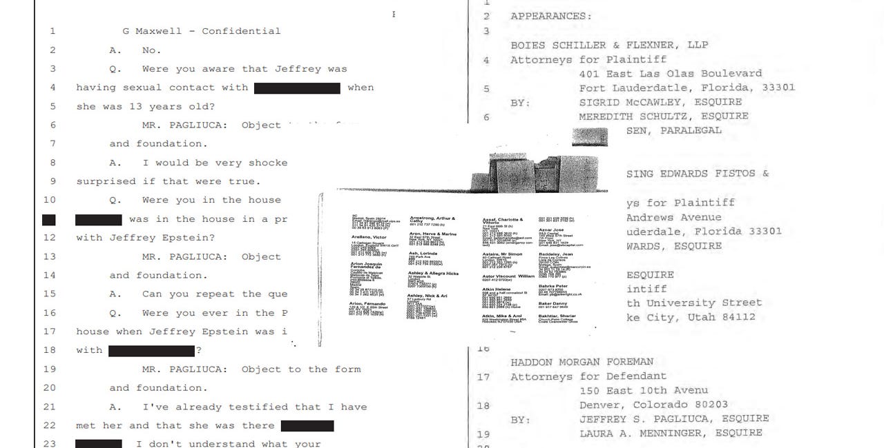 Full Epstein Client list and un redacted Black Book Available