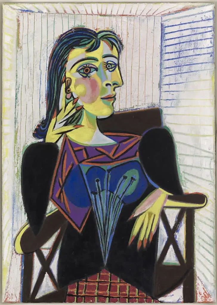 Picasso. Portrait de Dora Maar. 1937.