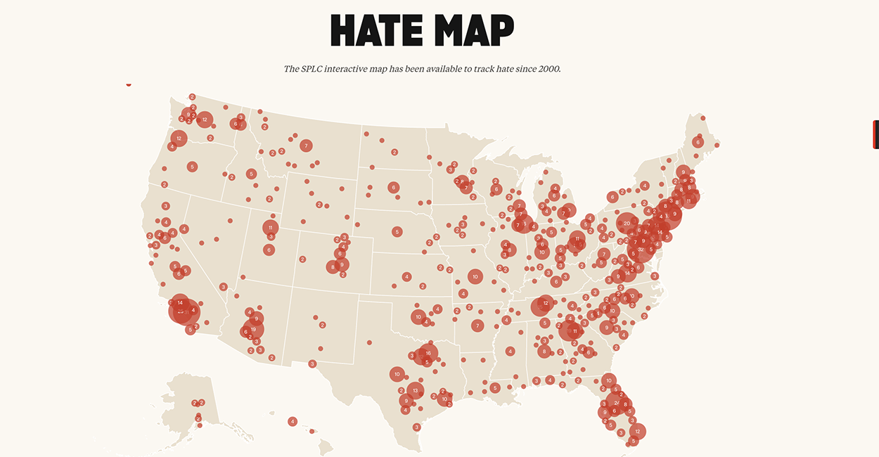 SPLC hate map