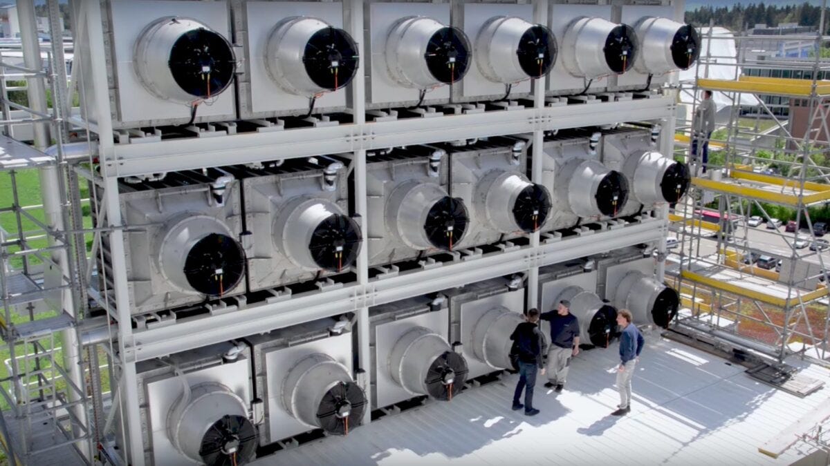 Se puede capturar con máquinas el CO2 de la atmósfera?