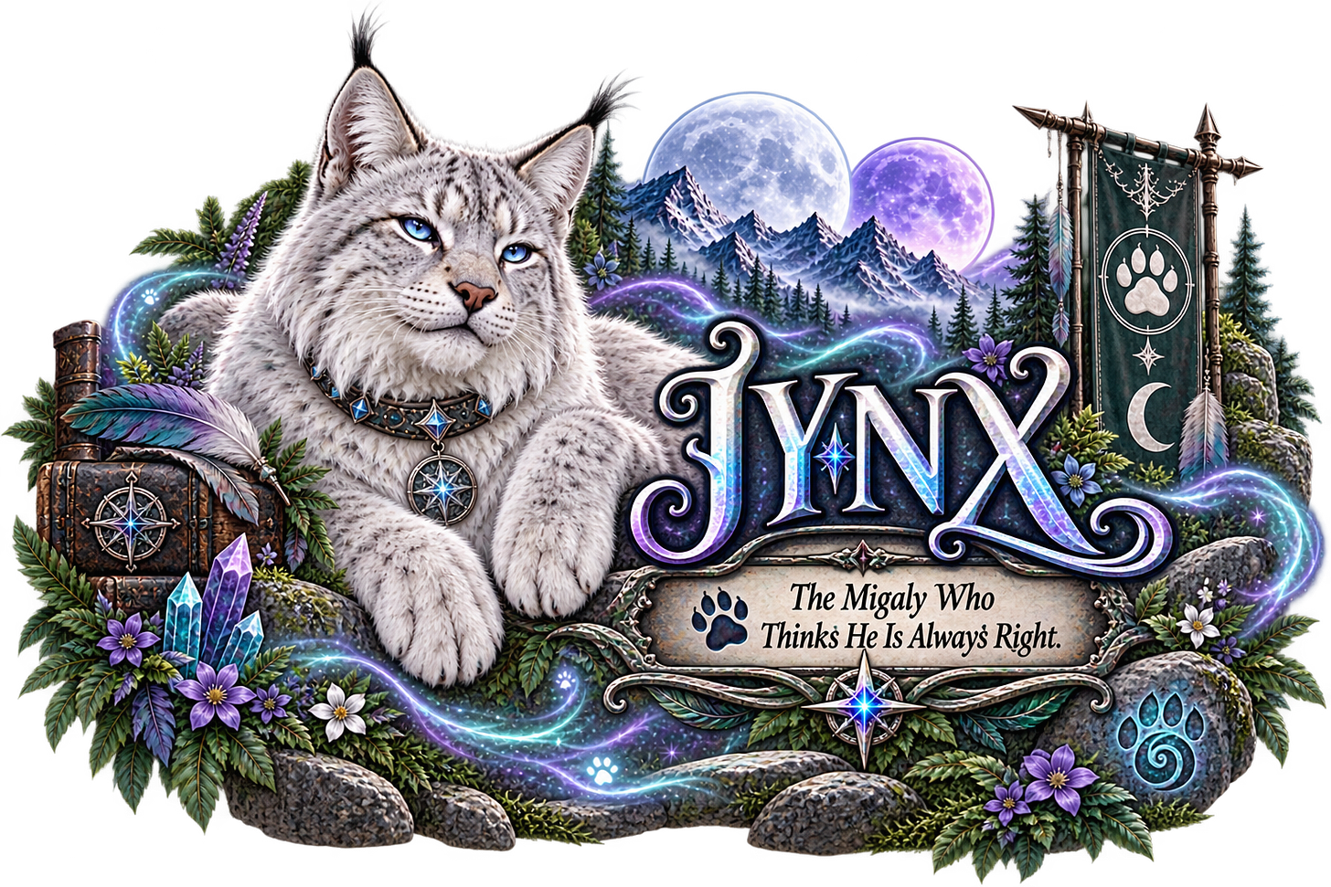 Jynx, the Migaly who thinks he's always right. Jynx, the Migaly who thinks he's always right.